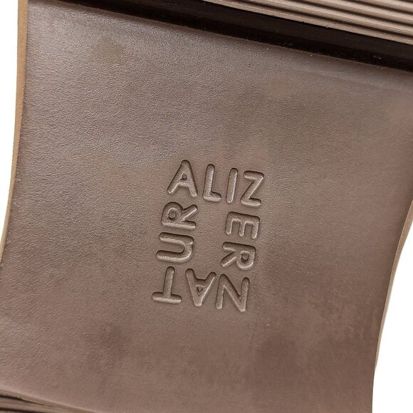 Naturalizer Women Catherine Brown Vegan Leather Lace-up Combat Boots size 9 - Picture 9 of 11